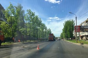 В Великих Луках завершается дорожный ремонт на проспекте Гагарина (ФОТО)
