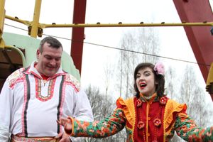 Гуляния широкой великолукской Масленицы