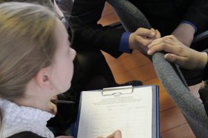 Школьники  отвечали на вопросы о великолукских спортсменах