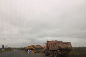 Ремонт участка трассы Рига-Москва: конец близок (ФОТО)