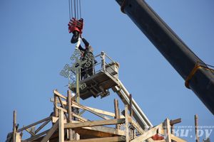 У храма святителя Тихона теперь есть освященные кресты