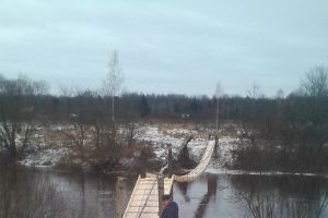 В Великолукском районе снегопады отрезали деревню от цивилизации (ФОТО)