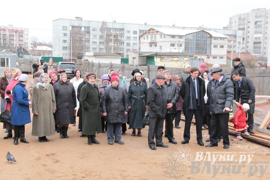 Освящение колоколов храма святителя Тихона