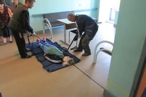 В Великолукском доме-интернате для престарелых и инвалидов тушили условный пожар