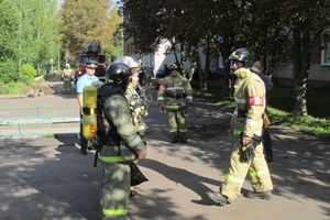 В Великолукском доме-интернате для престарелых и инвалидов тушили условный пожар