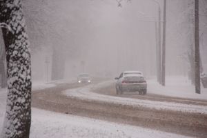 В Великих Луках снегопад и «день жестянщика» (фото)