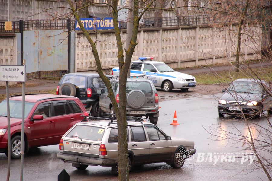 Фотофакт: ДТП на проспекте Гагарина в Великих Луках