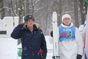 Десантники, участники сверхдальнего лыжного похода, прибыли в Великие Луки (ФОТО)