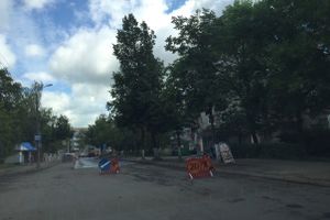 Дорожные работы на ул. Зверева (ФОТО)