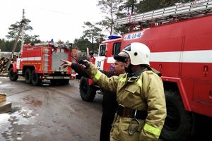 Условный пожар в Струго-Красненской районной больнице ликвидирован (фото)