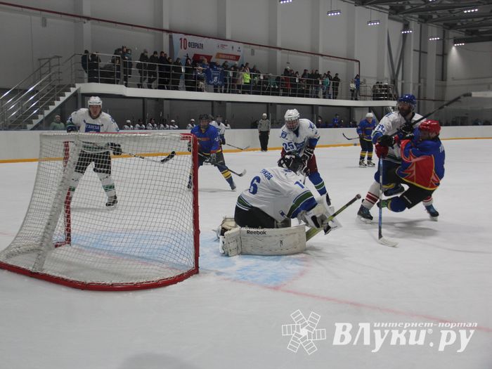 Псковская «Ганза» не смогла распечатать ворота ХК «ЛукиСпорт» (ФОТО)