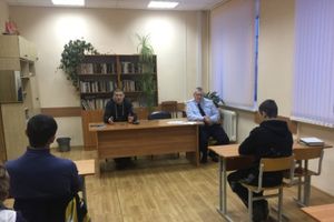 В ЦВСНП УМВД прошла встреча воспитанников с известным спортсменом (фото)