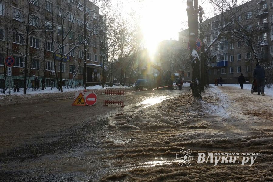 Улица Ставского перекрыта (ФОТО)