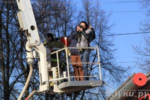 В центре Великих Лук спасатели продемонстрировали свою технику (ФОТО)