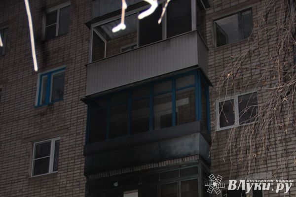 Сегодня утром в Великих Луках взорвался газ (фото)