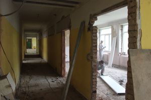 В школе №17 полных ходом идёт ремонт (ФОТО)