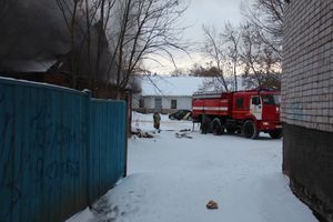 В Великих Луках горел жилой барак (ФОТО)