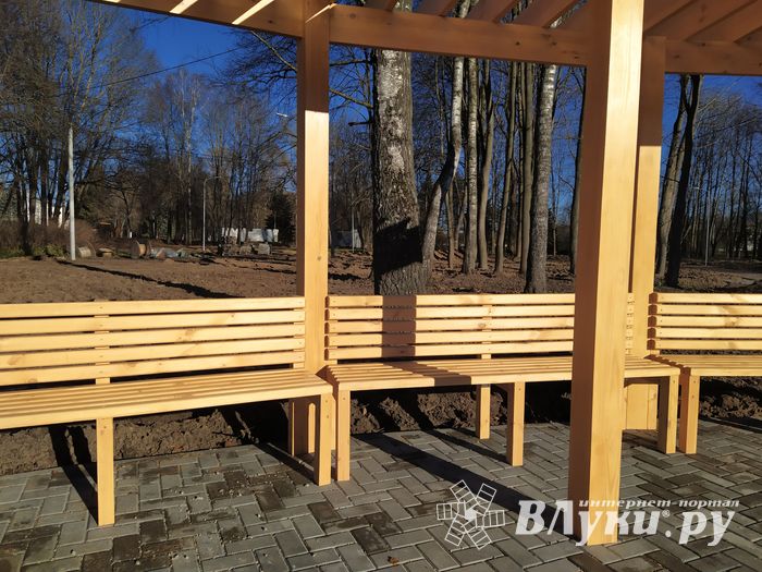 В парке «Петровском» появились перголы (ФОТО)