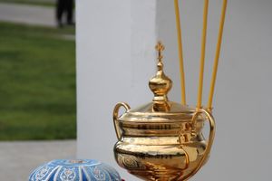 Новую часовню Покрова Богоматери освятили сегодня в заречном районе Великих Лук (ФОТО)