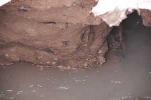 Фотофакт: провал асфальта на Гоголя в Великих Луках