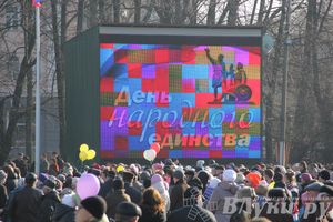 В Великих Луках состоялся торжественный митинг в честь Дня народного единства (ФОТО)