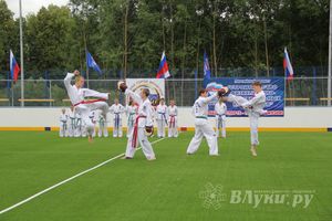 Открытие физкультурно-оздоровительного комплекса в Великих Луках (фото)