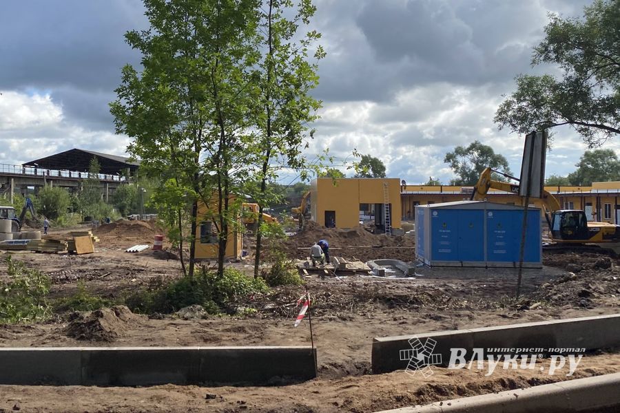 Начались работы по благоустройству территории  вокруг отделения областной инфекционной больницы (ФОТО)