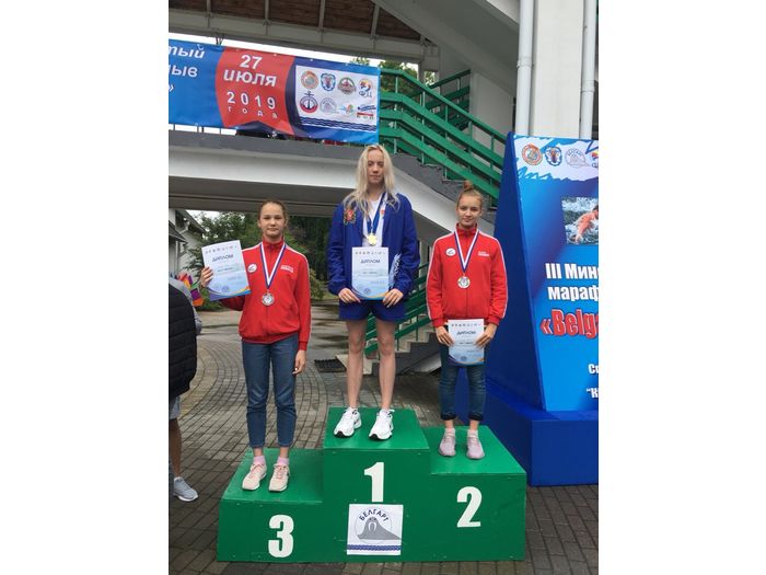 Великолучанки привезли награды с марафонского заплыва «BelgartMinskSwim» (ФОТО)