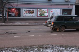 В Великие Луки по проспекту Гагарина произошло очередное ДТП (фото)