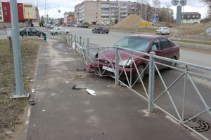 ДТП при въезде на путепровод (ФОТО)