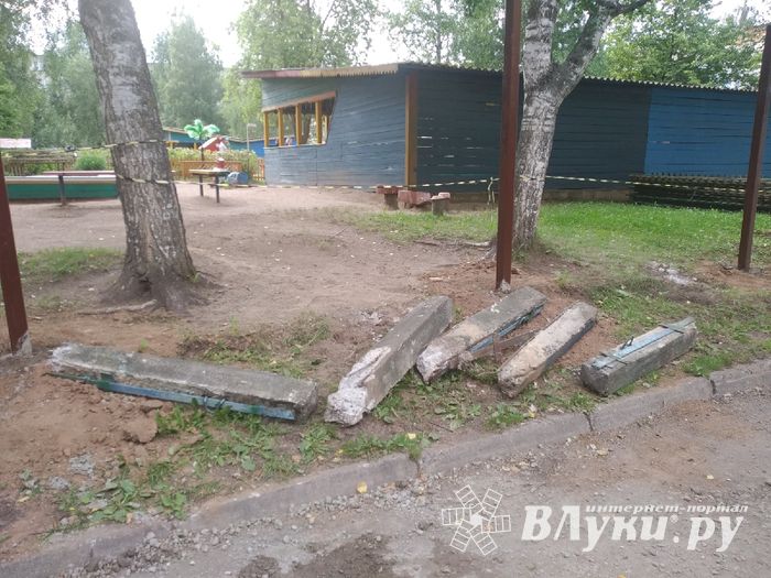 В детском саде № 1 появился новый забор (ФОТО)