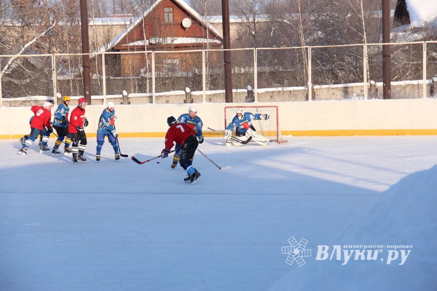 Великолукский хоккей: много забитых шайб и немного потасовок и разбитых лиц (фото)