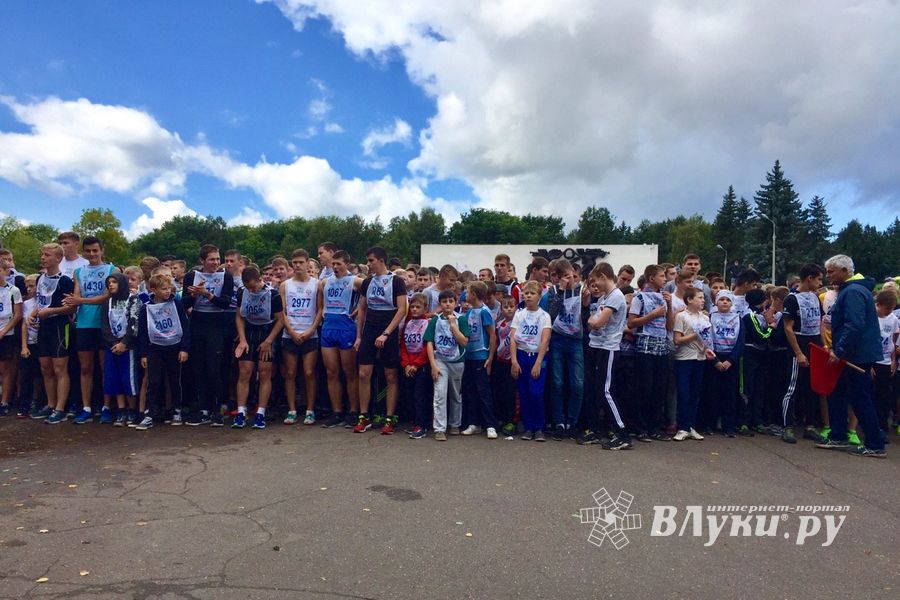 В Великих Луках стартовал Всероссийский день бега «Кросс нации-2017» (ФОТО)