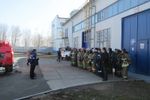 Добровольная пожарная команда завода участвовала в тушении условного пожара (фото)
