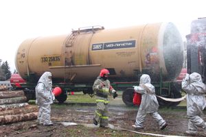 В Великих Луках тушили поезд (ФОТО)