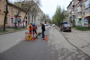На улице Ставского временно затруднено движение (ФОТО)