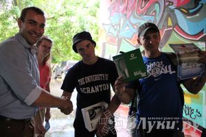 В Великих Луках прошел городской конкурс «Граффити — новый взгляд»