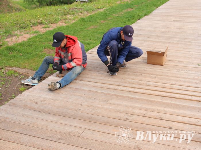 В Великолукской Крепости наводят порядок (ФОТО)