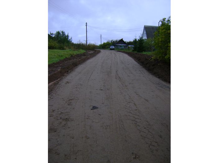 В деревни Волчки Великолукского района исчезло «смертельно опасное направление» и появилась дорога (ФОТО)