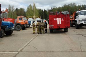 На нефтеперекачивающей станции «Великие Луки» был потушен условный пожар (ФОТО)