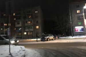 В Великих Луках на Гагарина произошо ДТП (ФОТО)