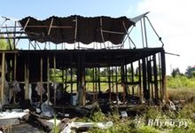В Великих Луках сгорел нежилой дом (ФОТО)