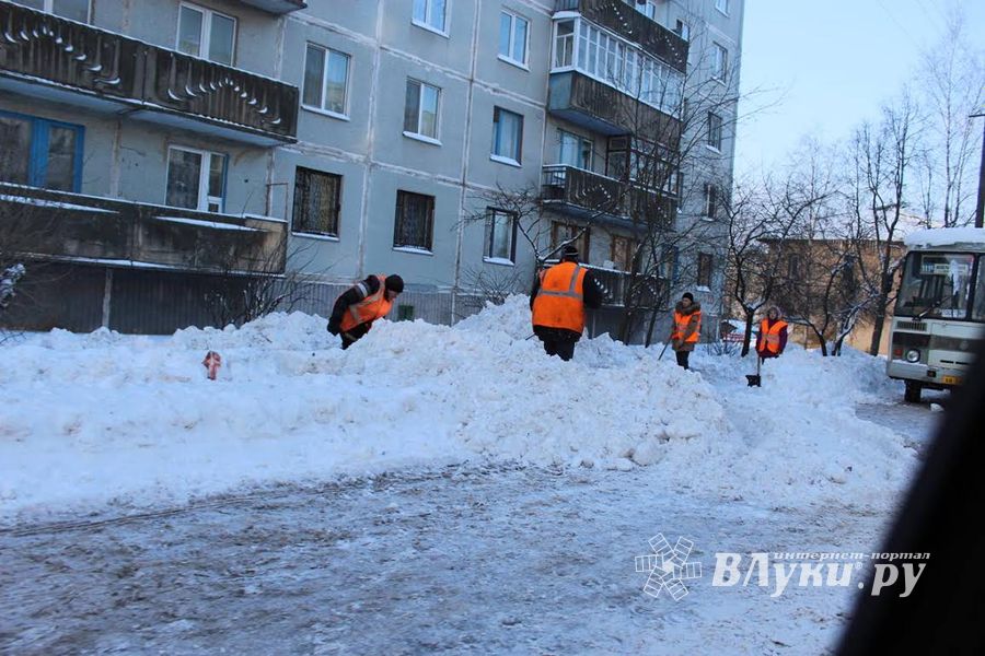 В Невеле коммунальные службы справились с уборкой снега на 5+