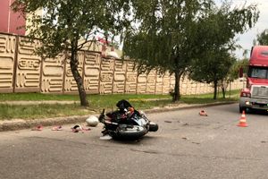 В Великих Луках произошло ДТП с участием мотоциклиста (ФОТО)
