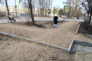 На улице Герцена идёт капитальный ремонт тротуаров (ФОТО)