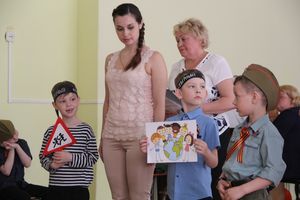 Стихи и песни о Великой Победе исполнили ребята детского сада №1