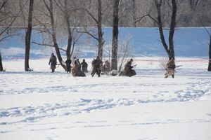 В Великих Луках реконструировали подвиг Александра Матросова (12+)(ФОТО)