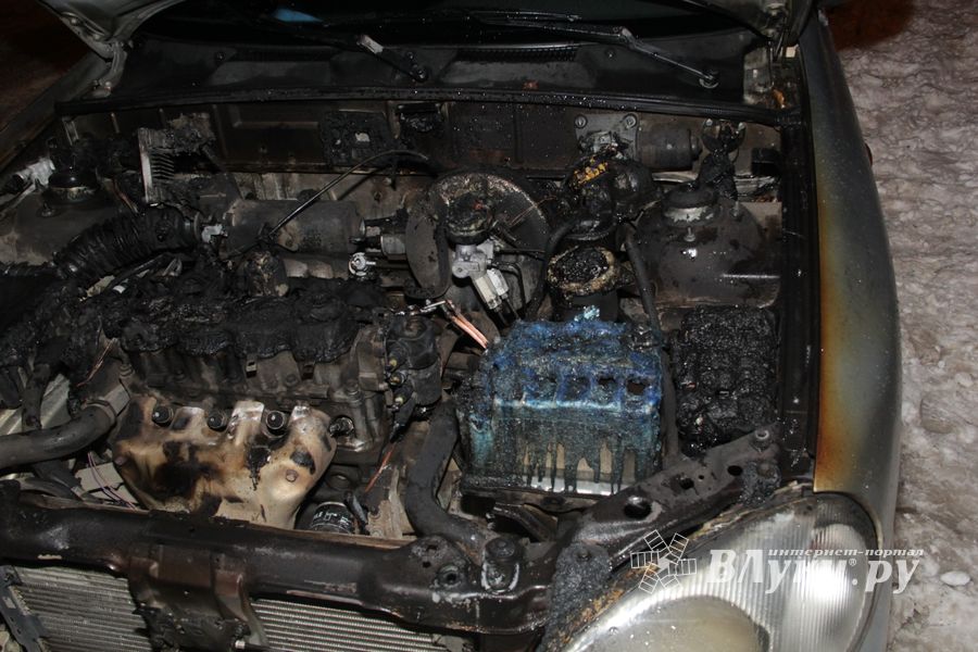 В Великих Луках горел Шевроле (ФОТО)