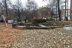 Ремонт в сквере на ул. Пушкина (ФОТО)