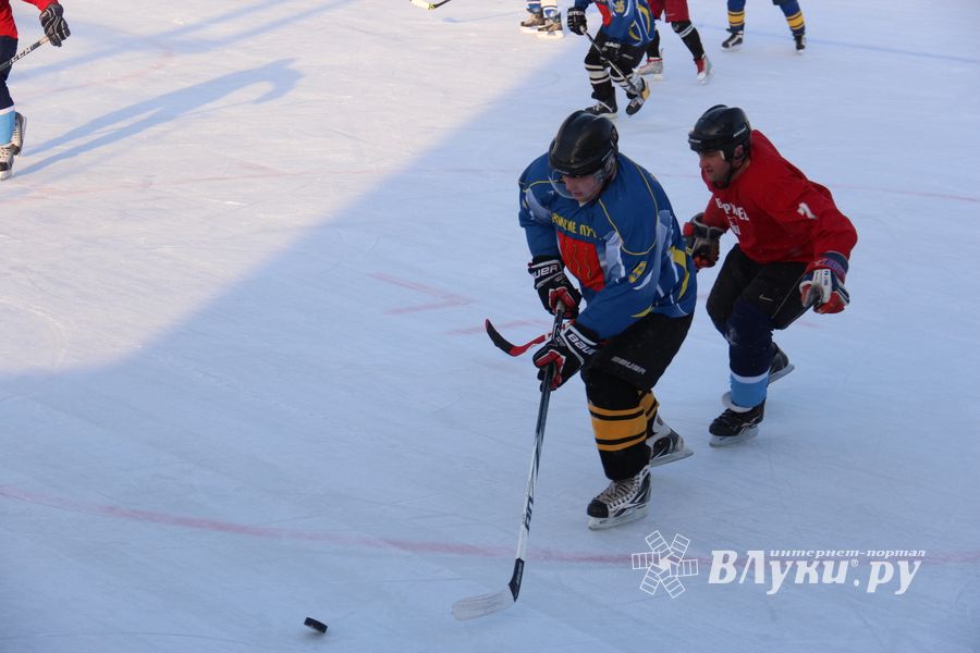 Великолукский хоккей: много забитых шайб и немного потасовок и разбитых лиц (фото)